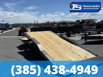 8.5x24 Diamond C HXD 207 Wide Body w/ Drive Over Fenders Tilt Trailer - 15.5K GVWR -