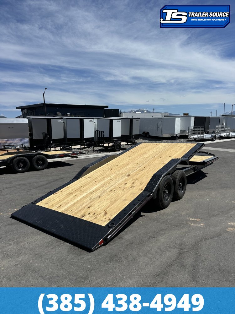 8.5x24 Diamond C HXD 207 Wide Body w/ Drive Over Fenders Tilt Trailer - 15.5K GVWR -