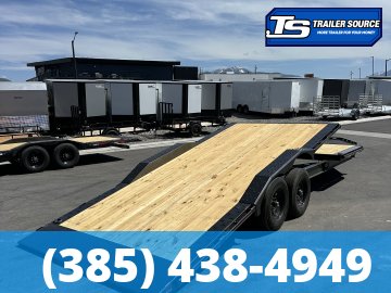 8.5x24 Diamond C HXD 207 Wide Body w/ Drive Over Fenders Tilt Trailer - 15.5K GVWR -