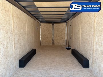 8.5x20 Look ST DLX Enclosed Cargo Trailer - 7'0" Interior - 10K GVWR - .080 PolyCor, Black Out Package, Rear Spoiler w/ Load Lights