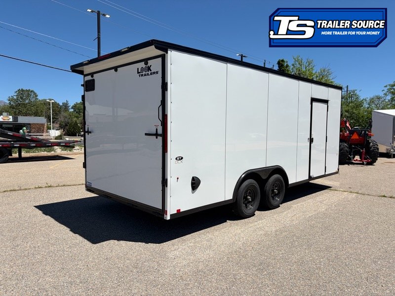 8.5x20 Look ST DLX Enclosed Cargo Trailer - 7'0" Interior - 10K GVWR - .080 PolyCor, Black Out Package, Rear Spoiler w/ Load Lights