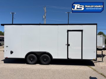 8.5x20 Look ST DLX Enclosed Cargo Trailer - 7'0" Interior - 10K GVWR - .080 PolyCor, Black Out Package, Rear Spoiler w/ Load Lights