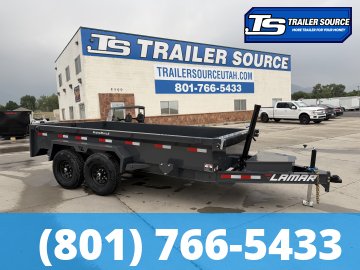 7x14 Lamar DG Dump Trailer - 14K GVWR -