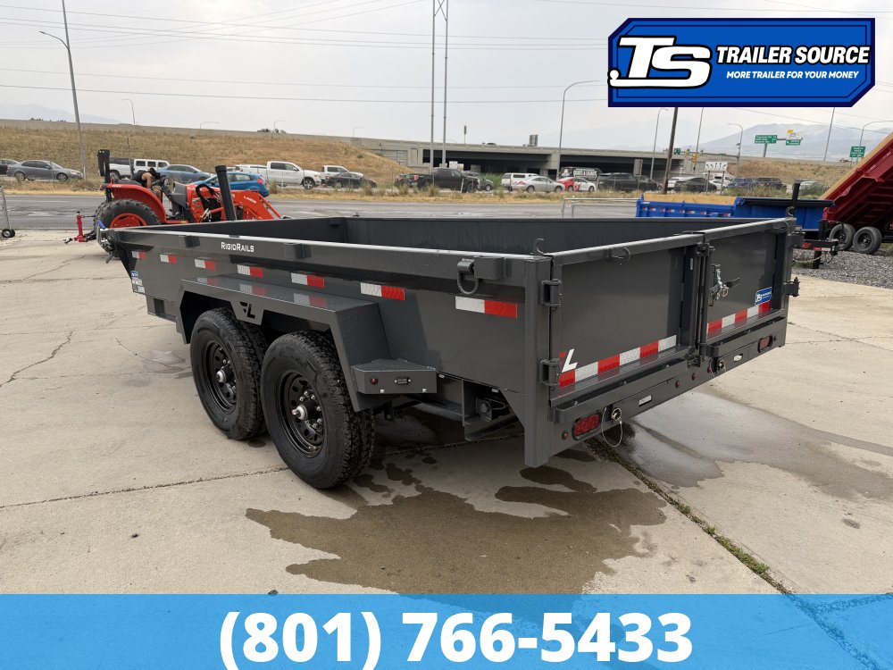7x14 Lamar DG Dump Trailer - 14K GVWR -