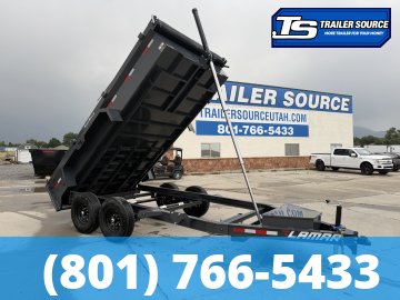 7x14 Lamar DG Dump Trailer - 14K GVWR -