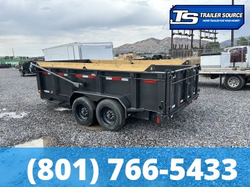 7x14 Diamond C LPT 208 Dump Trailer - 32" Sides - 18K GVWR - 18 Ply Tires, ABS Brakes, Board Brackets