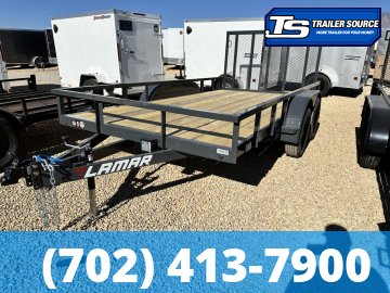 7x14 Lamar UC Tandem Axle Utility Trailer - 7K GVWR -