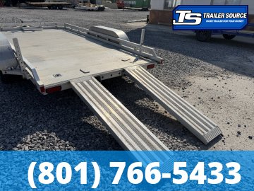 6.5x14 Aluma UTILITY Equipment Trailer - 7K GVWR - Alloy Wheels, Slide Out Ramps, Spare Tire, Stabilizer Jacks
