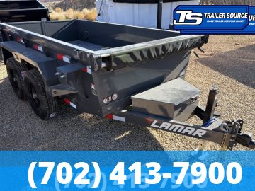 5x10 Lamar DS Dump Trailer - 18" Sides - 10K GVWR -