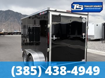 6x12 Wells Cargo FastTrac Enclosed Cargo Trailer - 6'6" Interior - 7K GVWR - .080 PolyCor, Ramp Door, Ramp Extension