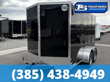 6x12 Wells Cargo FastTrac Enclosed Cargo Trailer - 6'6" Interior - 7K GVWR - .080 PolyCor, Ramp Door, Ramp Extension