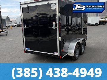 6x12 Wells Cargo FastTrac Enclosed Cargo Trailer - 6'6" Interior - 7K GVWR - .080 PolyCor, Ramp Door, Ramp Extension