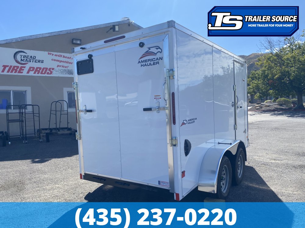 6x12 American Hauler Arrow Enclosed Cargo Trailer - 6'6" Interior - 7K GVWR - .080 PolyCor