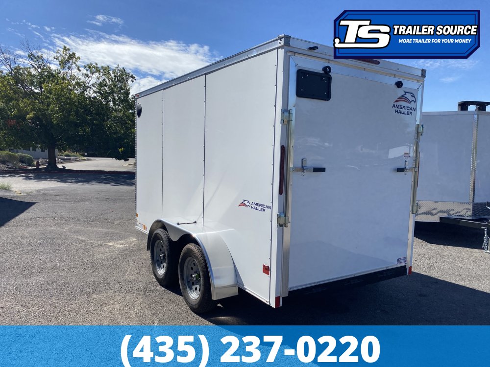 6x12 American Hauler Arrow Enclosed Cargo Trailer - 6'6" Interior - 7K GVWR - .080 PolyCor