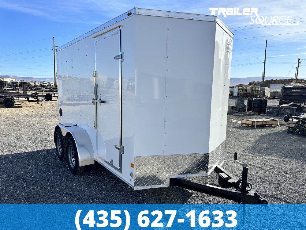 6x12 American Hauler Arrow 6'6" 7K Tandem Axle Enclosed Cargo