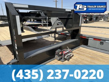 8.5x24 Maxx-D T6X Gooseneck Power Tilt Trailer -  14K GVWR - Wide Body w/ Drive Over Fenders, Winch Package