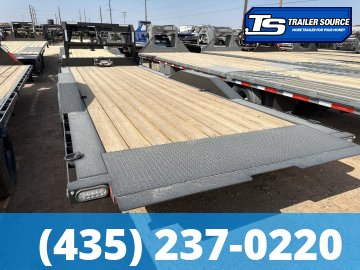 8.5x24 Maxx-D T6X Gooseneck Power Tilt Trailer -  14K GVWR - Wide Body w/ Drive Over Fenders, Winch Package