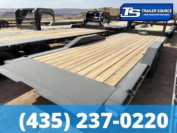 8.5x24 Maxx-D T6X Gooseneck Power Tilt Trailer -  14K GVWR - Wide Body w/ Drive Over Fenders, Winch Package