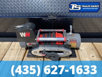 8.5x24 Maxx-D T6X Gooseneck Power Tilt Trailer -  14K GVWR - Wide Body w/ Drive Over Fenders, Winch Package