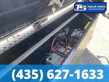 8.5x24 Maxx-D T6X Gooseneck Power Tilt Trailer -  14K GVWR - Wide Body w/ Drive Over Fenders, Winch Package
