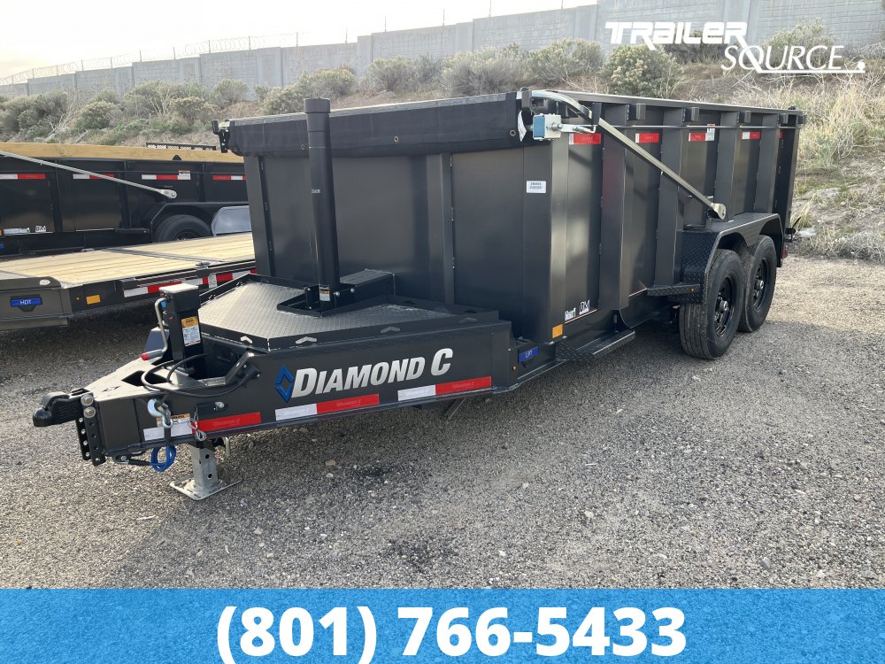 7x14 Diamond C LPT Telescopic Dump 15K 44" Sides Dump