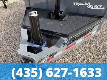 7x16 Diamond C LPT 307 Dump Trailer - 32" Sides - 24K GVWR 7G Floor and Walls, Board Brackets, Hydraulic Jack(s)