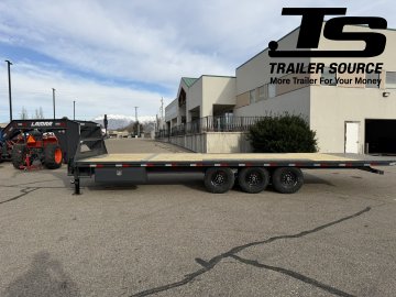 8.5x26 Lamar FA Gooseneck Deckover Tilt Trailer -  21K GVWR -