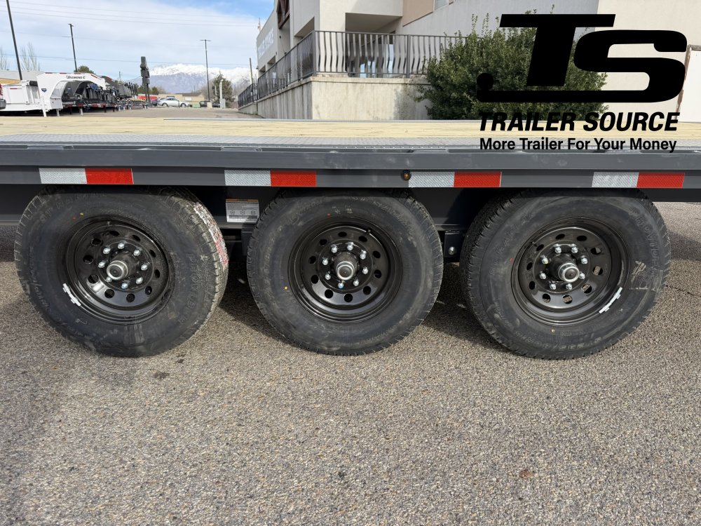8.5x26 Lamar FA Gooseneck Deckover Tilt Trailer -  21K GVWR -