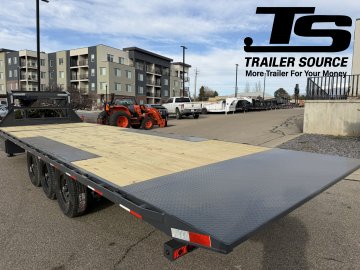 8.5x26 Lamar FA Gooseneck Deckover Tilt Trailer -  21K GVWR -
