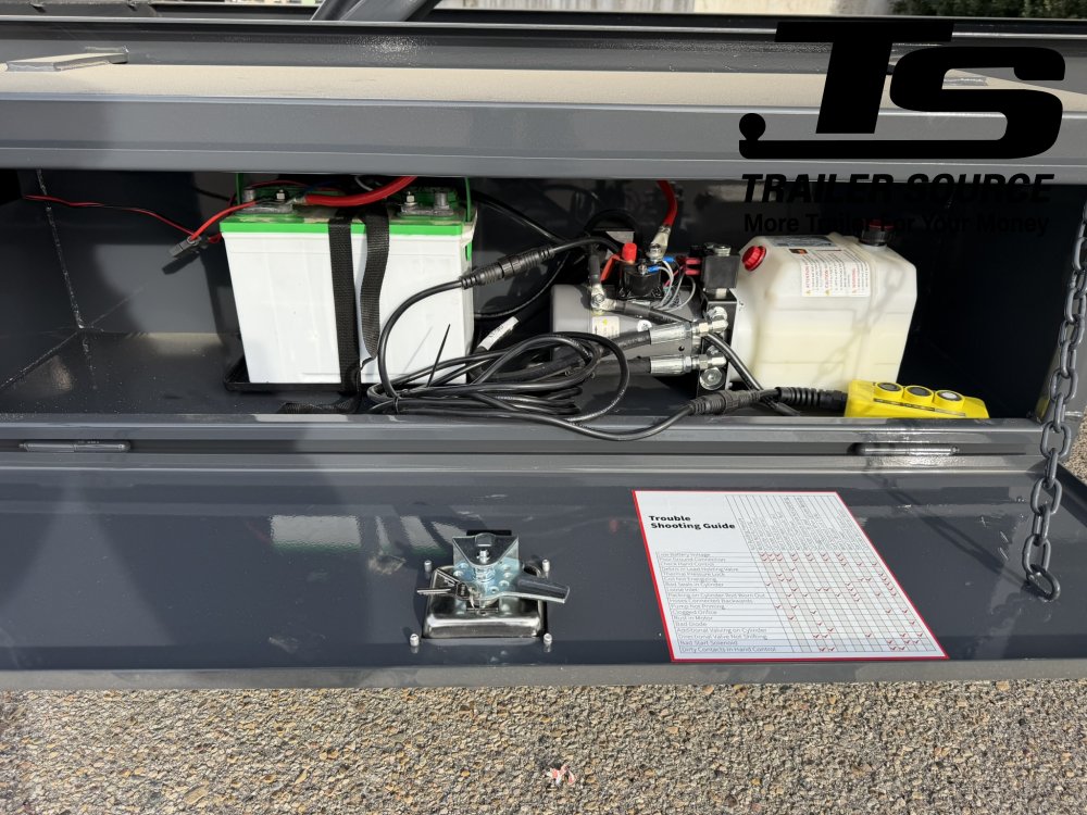 8.5x26 Lamar FA Gooseneck Deckover Tilt Trailer -  21K GVWR -