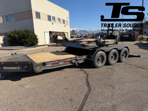 7x22 Diamond C HDT 307 Tilt Trailer - 24K GVWR - Torsion Axles
