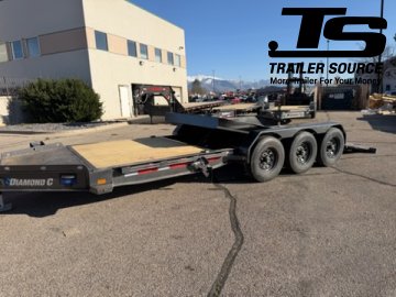 7x22 Diamond C HDT 307 Tilt Trailer - 24K GVWR - Torsion Axles
