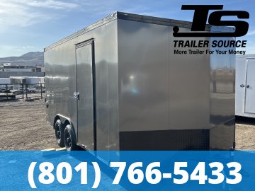 8.5x16 American Hauler Night Hawk Enclosed Cargo Trailer - 7'0" Interior - 10K GVWR - Black Out Package, Dovetail