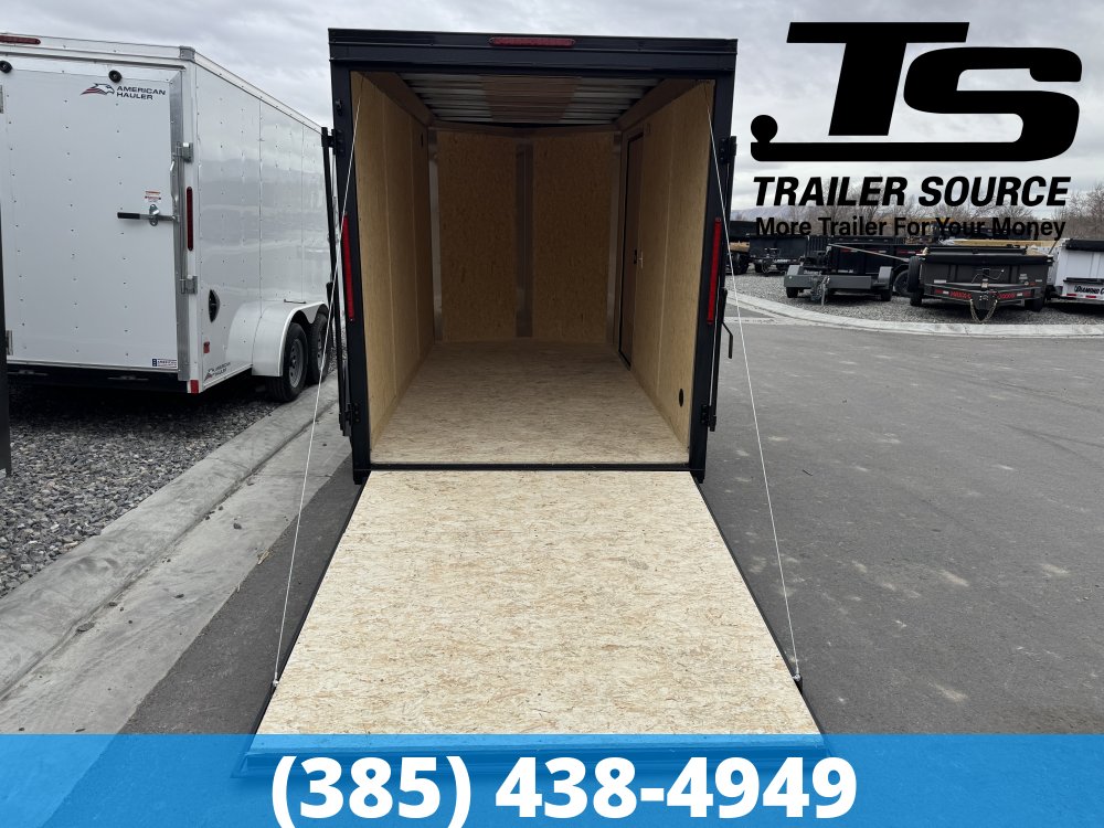 6x12 Look ST DLX Enclosed Cargo Trailer - 6'6" Interior - 3.5K GVWR - .080 PolyCor, Alloy Wheels, Black Out Package