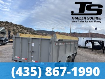 7x14 Liberty LD Dump Trailer - 40" Sides - 15.4K GVWR - 2 Tone Color