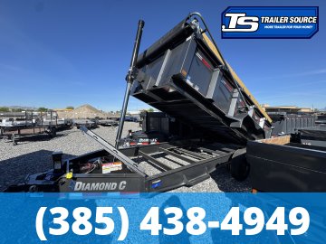 7x16 Diamond C LPT 208 Dump Trailer - 32" Sides - 18K GVWR - 18 Ply Tires