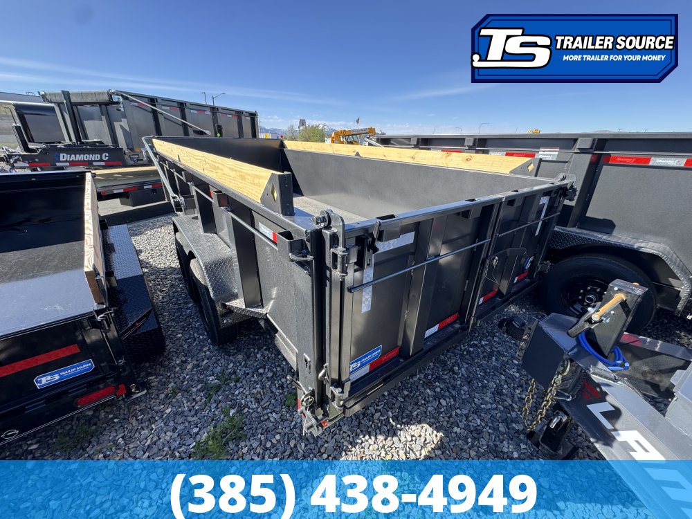 7x16 Diamond C LPT 208 Dump Trailer - 32" Sides - 18K GVWR - 18 Ply Tires