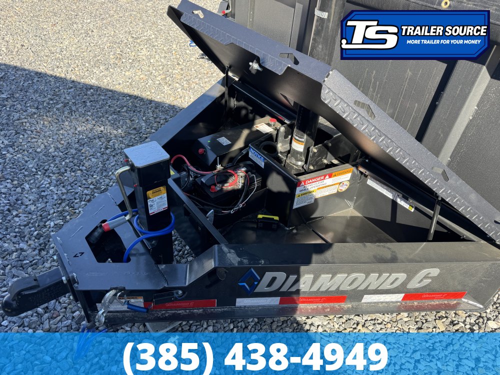 7x16 Diamond C LPT 208 Dump Trailer - 32" Sides - 18K GVWR - 18 Ply Tires