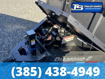 7x16 Diamond C LPT 208 Dump Trailer - 32" Sides - 18K GVWR - 18 Ply Tires