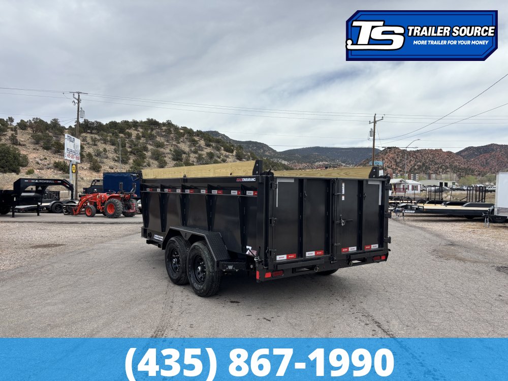 7x14 Liberty LD Dump Trailer - 40" Sides - 15.4K GVWR - 2 Tone Color