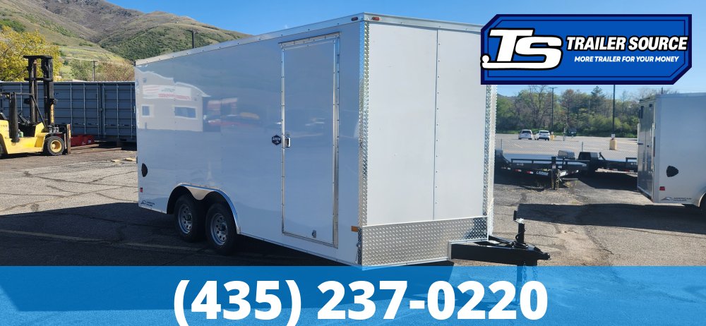 8.5x16 American Hauler Arrow Deluxe Enclosed Cargo Trailer - 7'0" Interior - 7K GVWR - Dovetail, Ramp Door