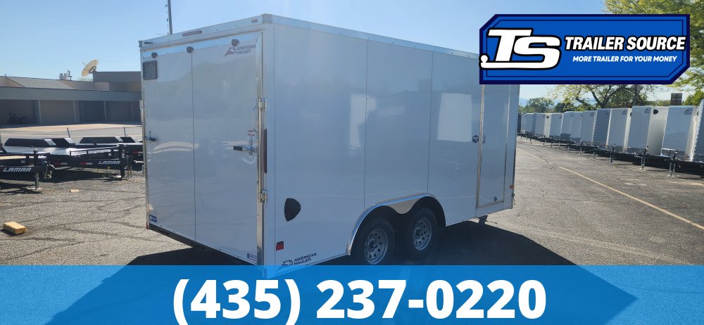 8.5x16 American Hauler Arrow Deluxe Enclosed Cargo Trailer - 7'0" Interior - 7K GVWR - Dovetail, Ramp Door