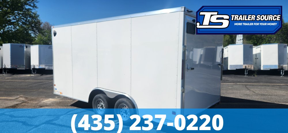 8.5x16 American Hauler Arrow Deluxe Enclosed Cargo Trailer - 7'0" Interior - 7K GVWR - Dovetail, Ramp Door