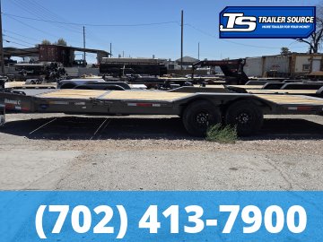 8.5x22 Diamond C HXD 207 Wide Body w/ Drive Over Fenders Tilt Trailer - 15.5K GVWR -