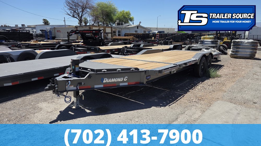 8.5x22 Diamond C HXD 207 Wide Body w/ Drive Over Fenders Tilt