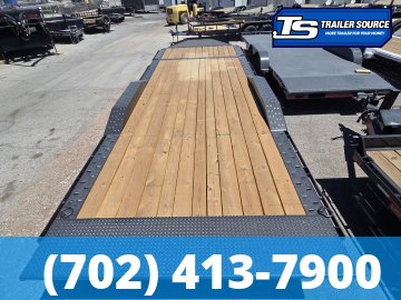 8.5x22 Diamond C HXD 207 Wide Body w/ Drive Over Fenders Tilt Trailer - 15.5K GVWR -