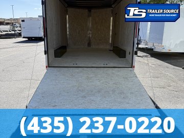8.5x16 Look ST DLX Enclosed Cargo Trailer - 7'0" Interior - 10K GVWR - .080 PolyCor, Black Out Package, Rear Spoiler w/ Load Lights