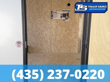 8.5x16 Look ST DLX Enclosed Cargo Trailer - 7'0" Interior - 10K GVWR - .080 PolyCor, Black Out Package, Rear Spoiler w/ Load Lights