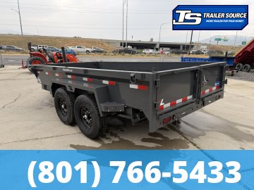 7x14 Lamar DG Dump Trailer - 14K GVWR -