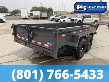 7x14 Lamar DG Dump Trailer - 14K GVWR -